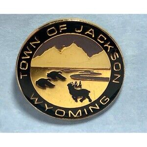 Town of Jackson , Wyoming -Souvenir, Collectible Hat or lapel Pin